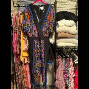 Beautiful jumpsuit, colorful,vibrant, Worn once.
